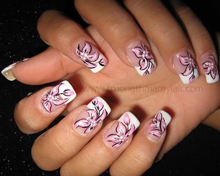 Đào tạo vẽ nail nghệ thuật cọ bản nâng cao