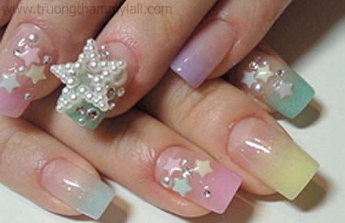 Đào tạo vẽ nail nỗi, nail chìm, nail nỗi 3D