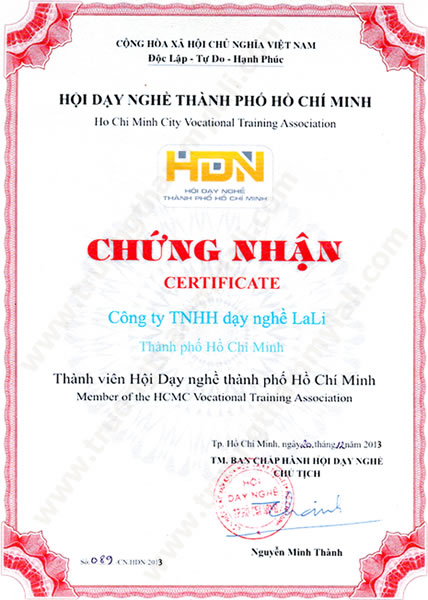 chung nhan hoi day nghe thanh pho ho chi minh