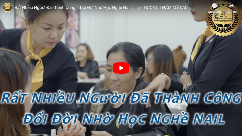 video clip khoa hoc lam mong nail nghe thuat chuyen nghiep