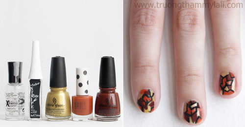 Tự Vẽ Móng Nail Lưu Giữ Mùa Thu Trên Móng Tay Xinh 01