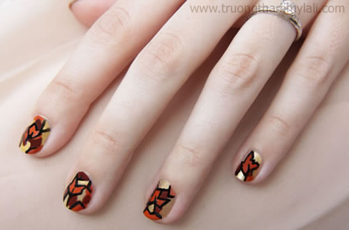 Tự Vẽ Móng Nail Lưu Giữ Mùa Thu Trên Móng Tay Xinh 04