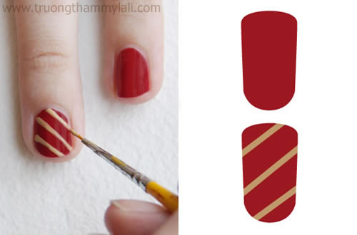 Tự Vẽ Móng Nail Lưu Giữ Mùa Thu Trên Móng Tay Xinh 06