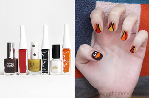 Tự Vẽ Móng Nail Lưu Giữ Mùa Thu Trên Móng Tay Xinh 09